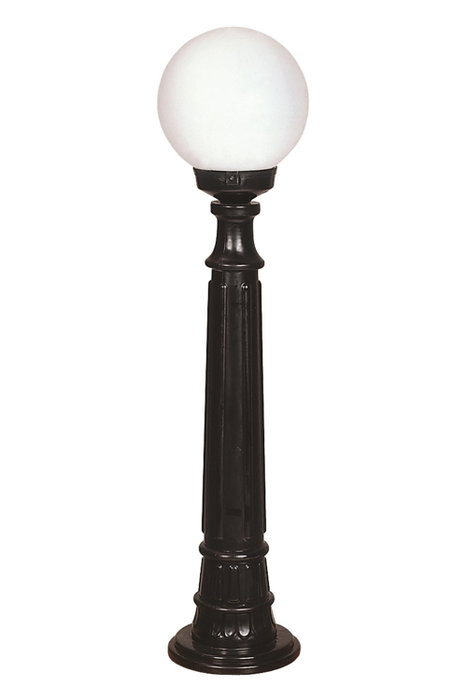 Opviq Lámpara de Pie para Exteriores Negro y Blanco Opviq Lámpara de Pie para Exteriores Negro y Blanco